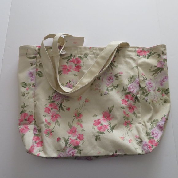 Gap × LoveShackFancy Floral Tote, Pink Floral, NWT - Picture 3 of 8